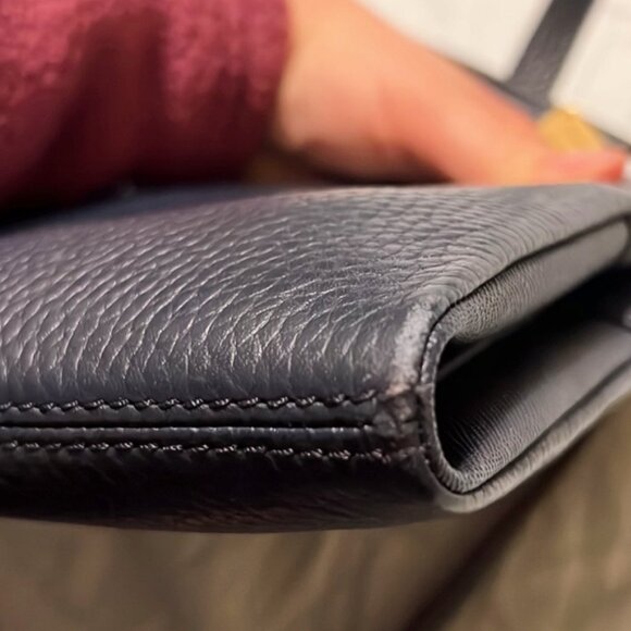 Navy blue lightweight small Michael kors crossbody or shoulder bag - Picture 7 of 10